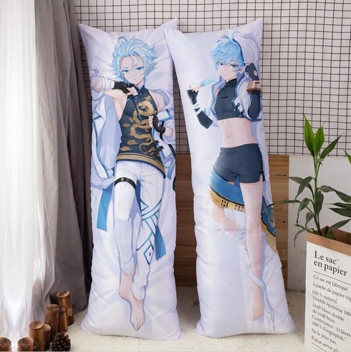 Genshin Impact Chongyun Anime Hugging Body Pillow Case Cover