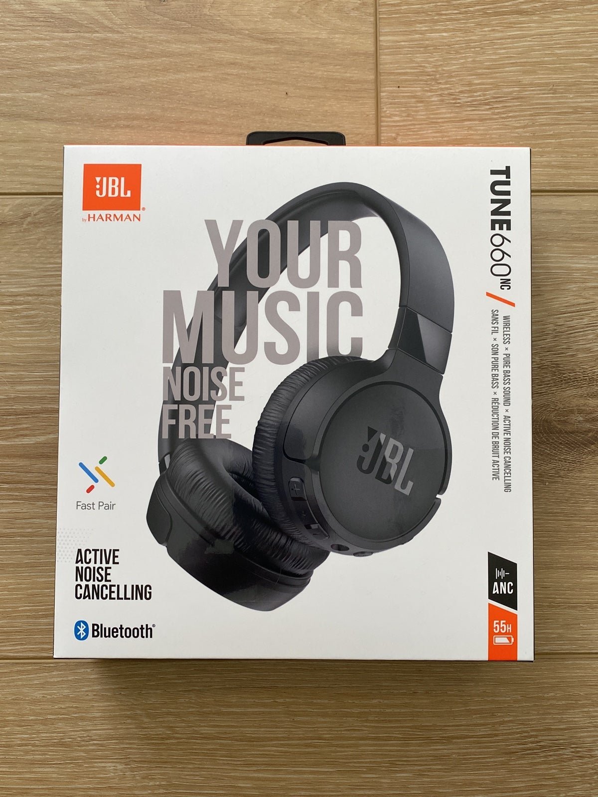 JBL Black Tune 660NC Wireless Headphones