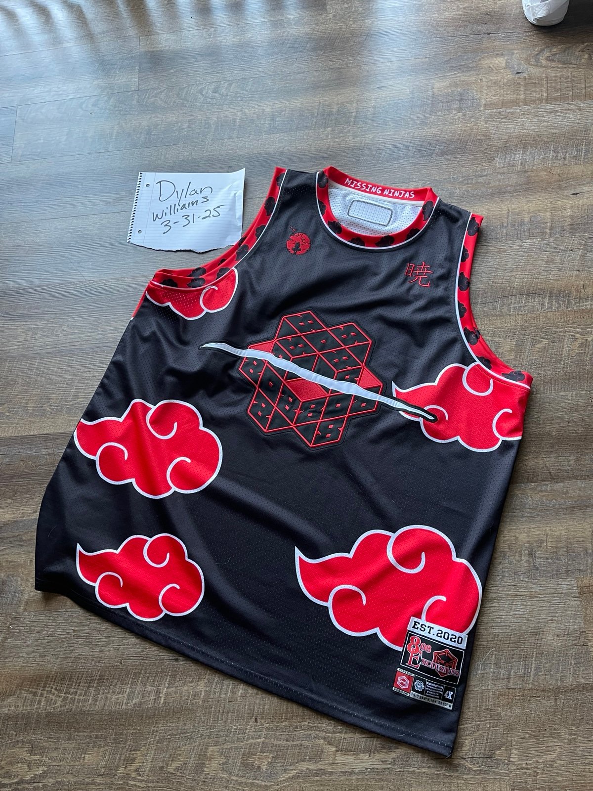Naruto / Shinobi 4xl bball jersey