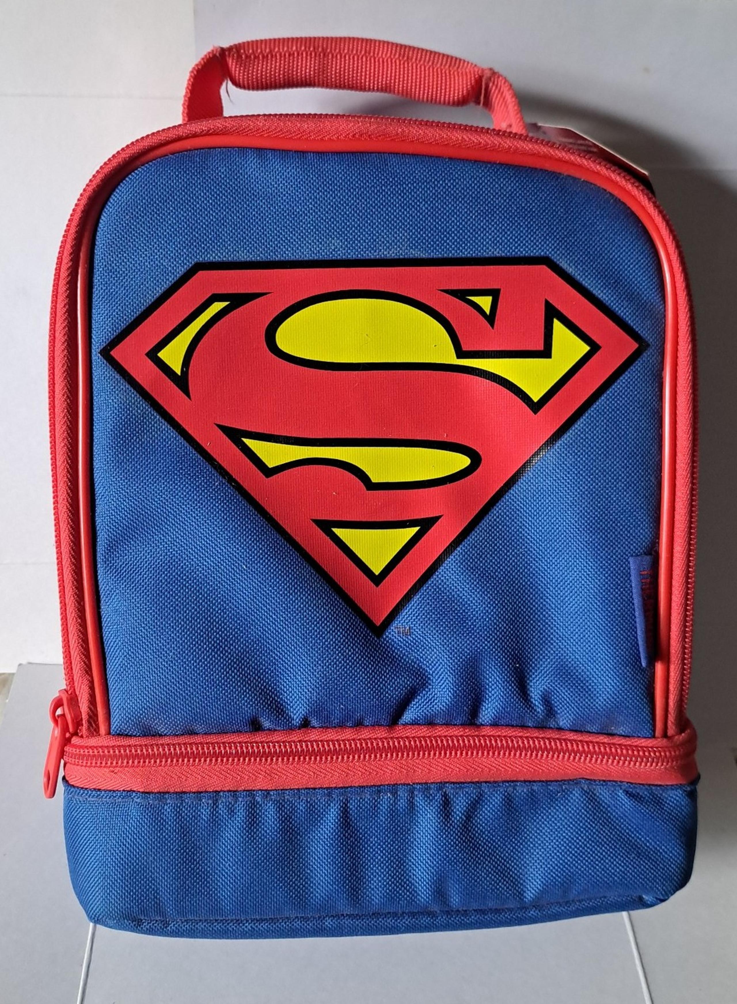 Thermos Insulated Superman Lunch Bag/box with two compartments.