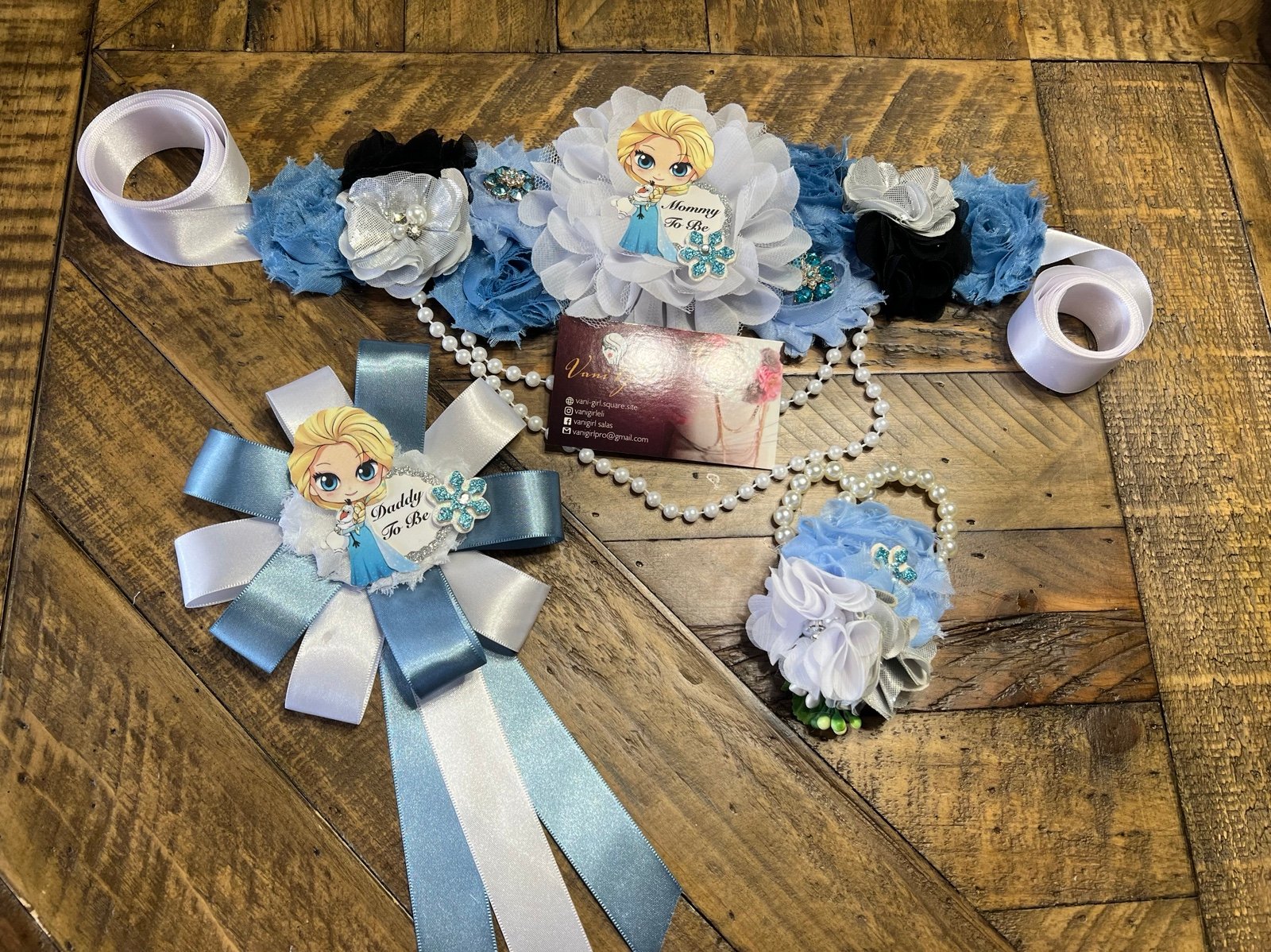 Maternity sash set 503