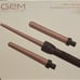 NEW GEM 3 in 1 CURL Designer Professional Ceramic Curler Styling Iron, GEMwith 3