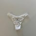NEW SOLD OUT Skims Valentines Day Heart Dipped Thong Snow White M  brand new, si