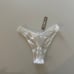 NEW SOLD OUT Skims Valentines Day Heart Dipped Thong Snow White M  brand new, si