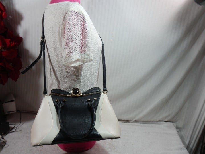 Cromia Italy Shoulder Bag 3 Compartments .