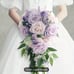 Artificial Flowers Wedding Bouquets 19.68in For Bride Bridesmaid Bouquet