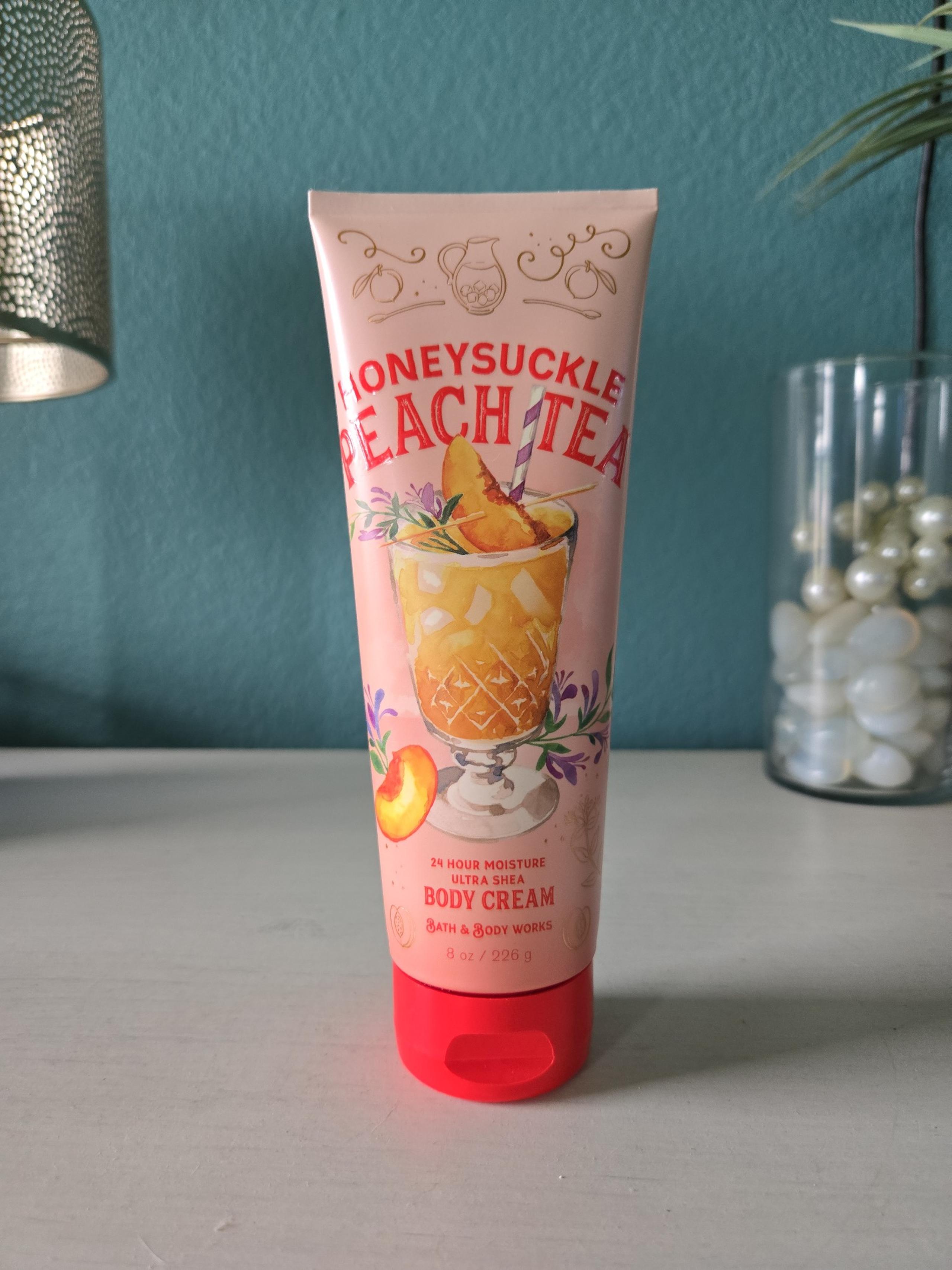 BBW Honeysuckle Peach Tea Body Cream X1