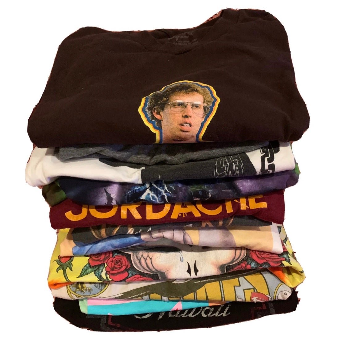 5pc MYSTERY Vintage 80s/90s/Y2K Thrifted T-Shirt Bundle Pack Thrift 