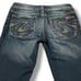 Silver Jeans Co. Tia Distressed Dark Wash Bootcut Jeans Size W31/L33 Size 31