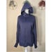 Lululemon Dance Studio Reversible Hoodie Jacket Gray w Blue Purple Tint Size 6