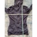 Lululemon Dance Studio Reversible Hoodie Jacket Gray w Blue Purple Tint Size 6