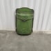 Vintage Green Metal Letter Post Box Embossed Bird Decoration