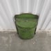 Vintage Green Metal Letter Post Box Embossed Bird Decoration