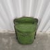 Vintage Green Metal Letter Post Box Embossed Bird Decoration