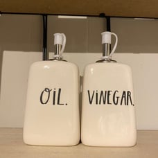 Rae Dunn oil and vinegar