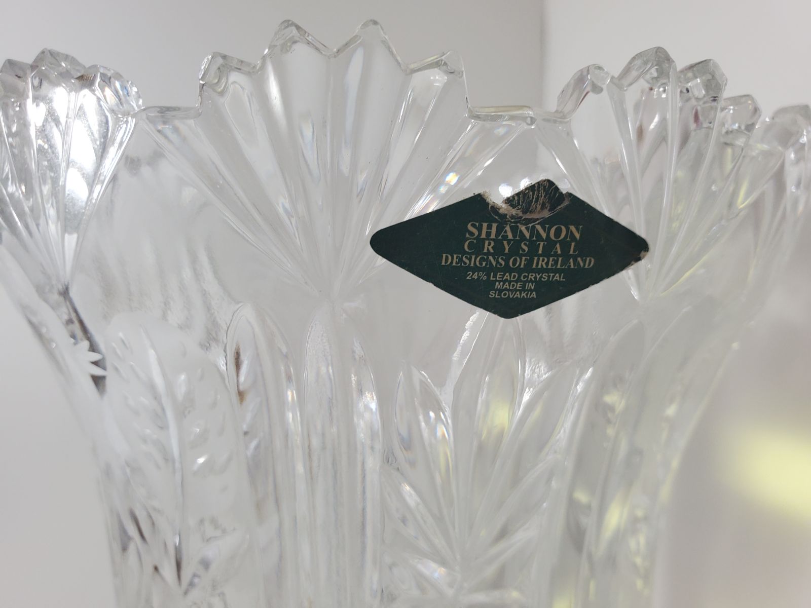 Crystal Vase Irish