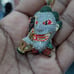 Gold Sterling silver pendant multicolor