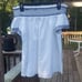Ann Taylor Loft Small Crochet Flower Stripe Off The Shoulder Blouse S