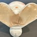 Vintage ceramic bunny rabbit bank kitschy holding a carrot 10”T anthropomorphic