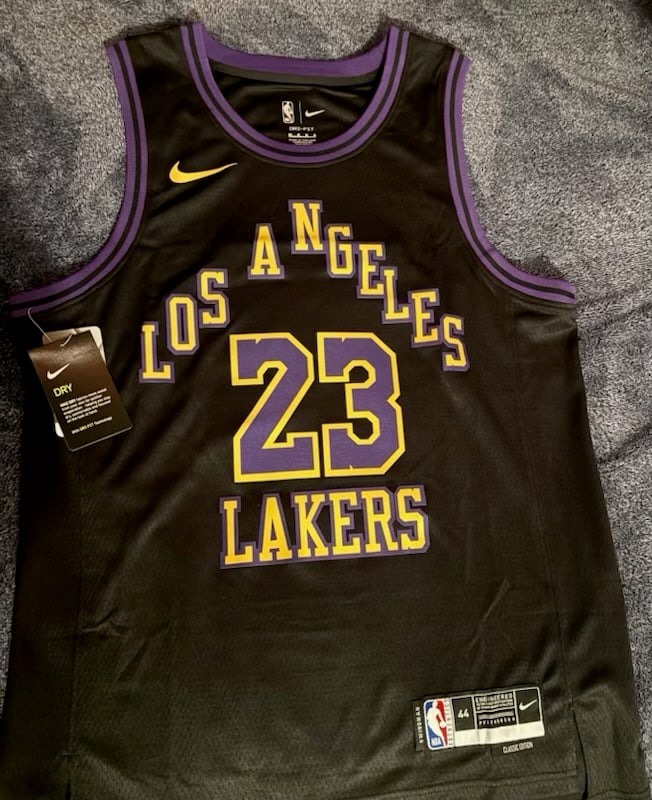 lebron james lakers jersey