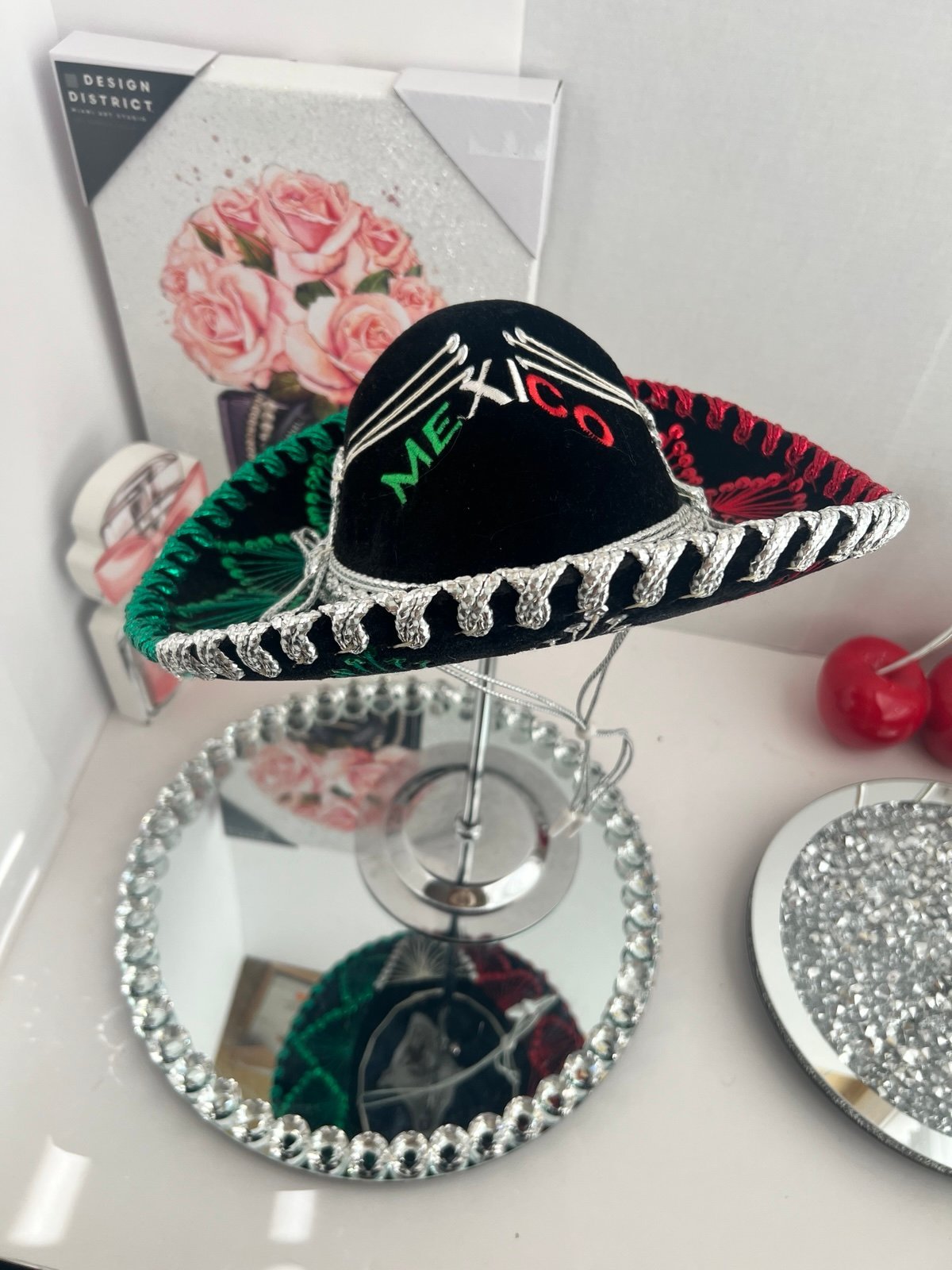 Vtg Mexican handmade Mariachi charro hat for kids