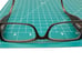 CHANEL 3095 Brown Eye Glass Frames Only Glasses Vintage 90s 00s Rhinestone Logo