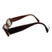 CHANEL 3095 Brown Eye Glass Frames Only Glasses Vintage 90s 00s Rhinestone Logo