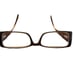 CHANEL 3095 Brown Eye Glass Frames Only Glasses Vintage 90s 00s Rhinestone Logo