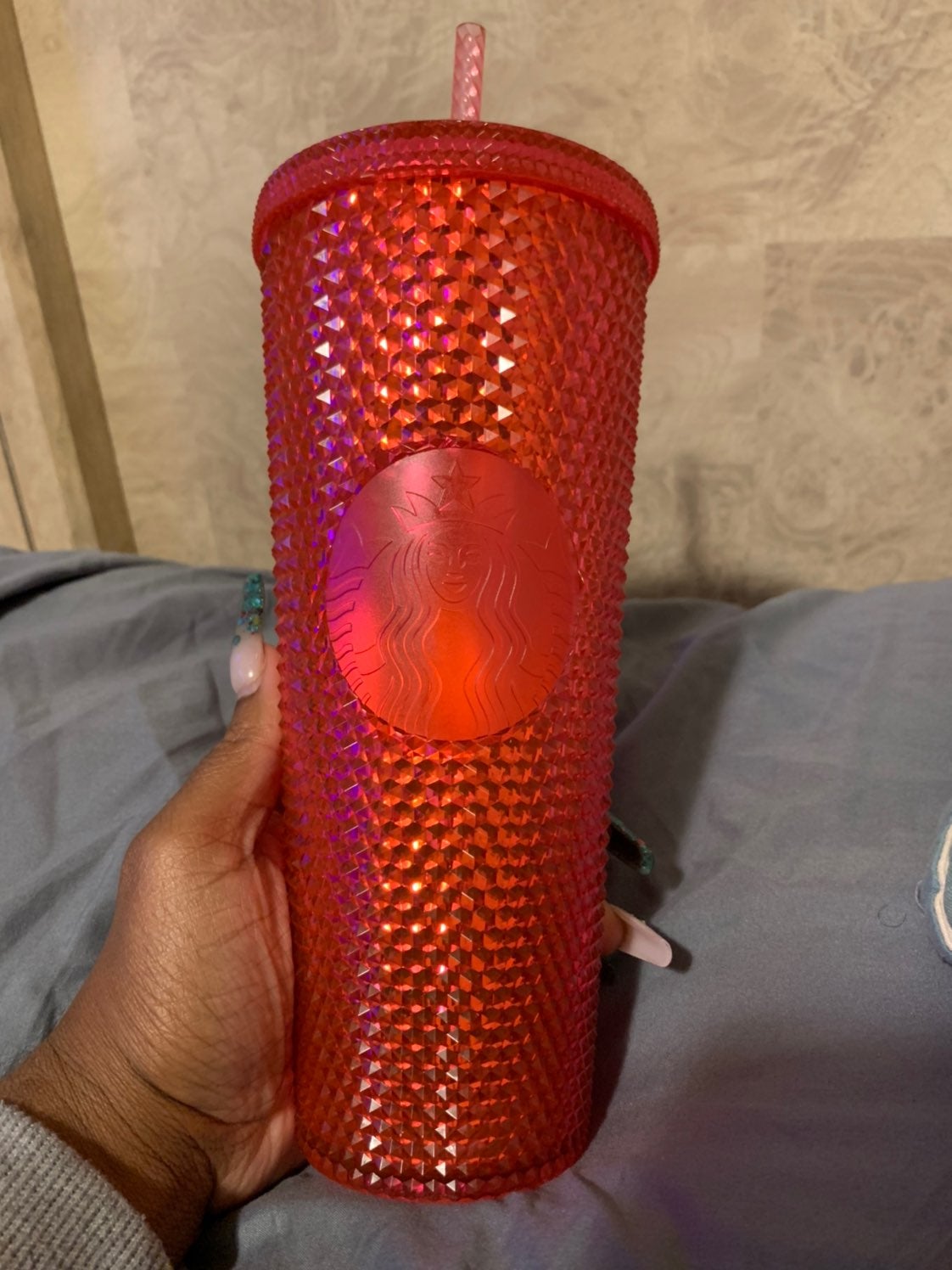 Starbucks tumbler pink