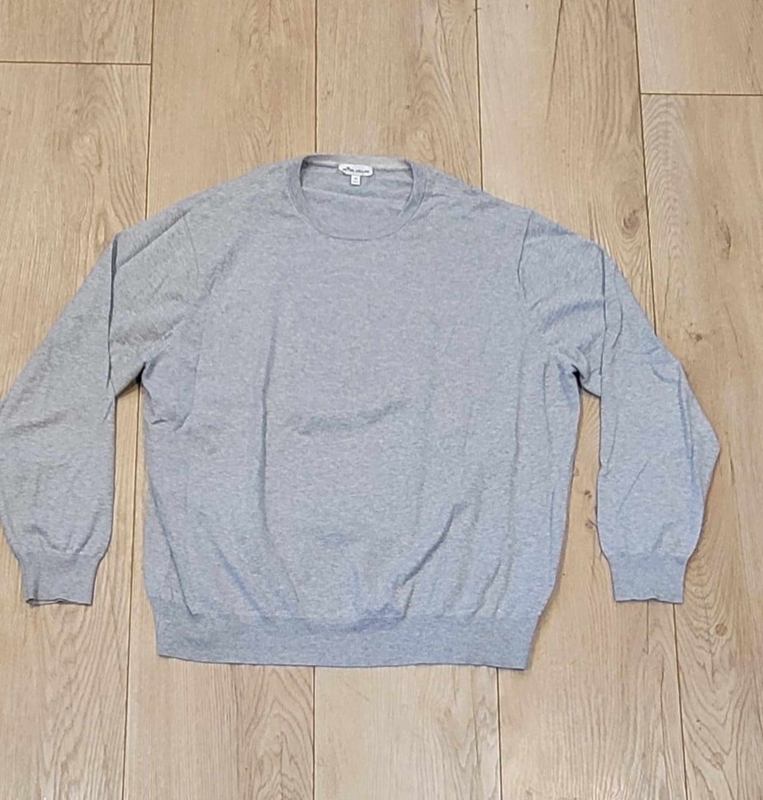 Men's Peter Millar Grey Crew Neck Sweater sz XL