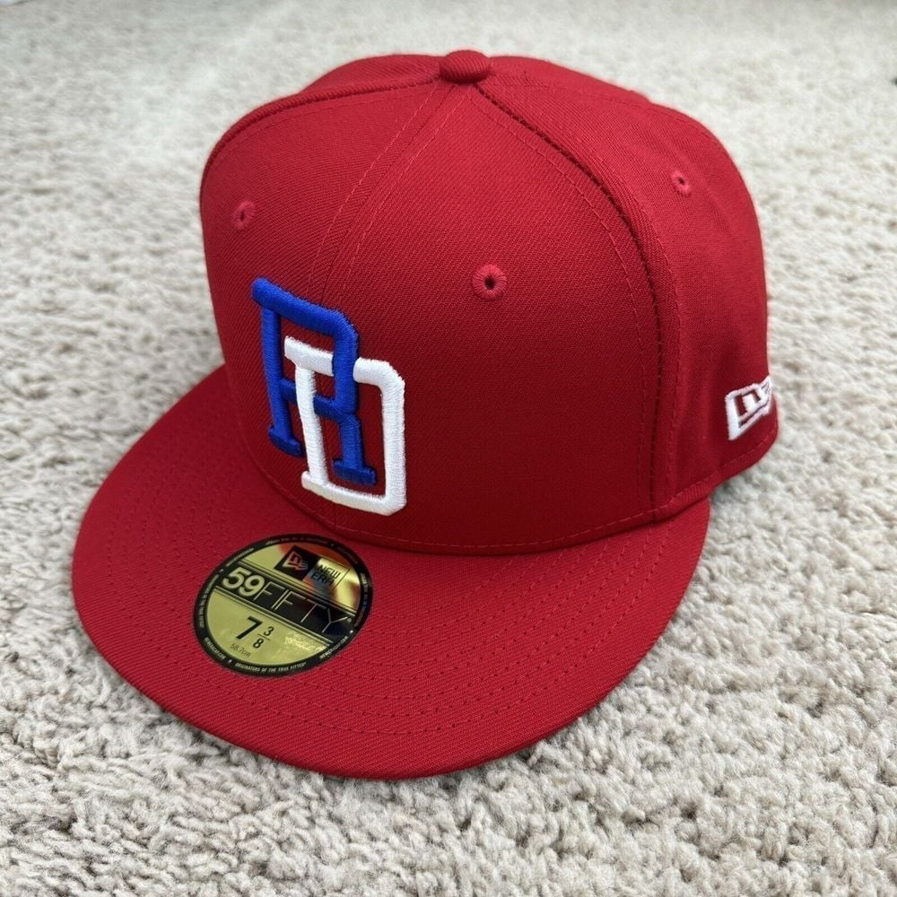 Dominican Republic Hat New Era 2023 World Baseball Classic 7 3/8 Red 59Fifty Cap