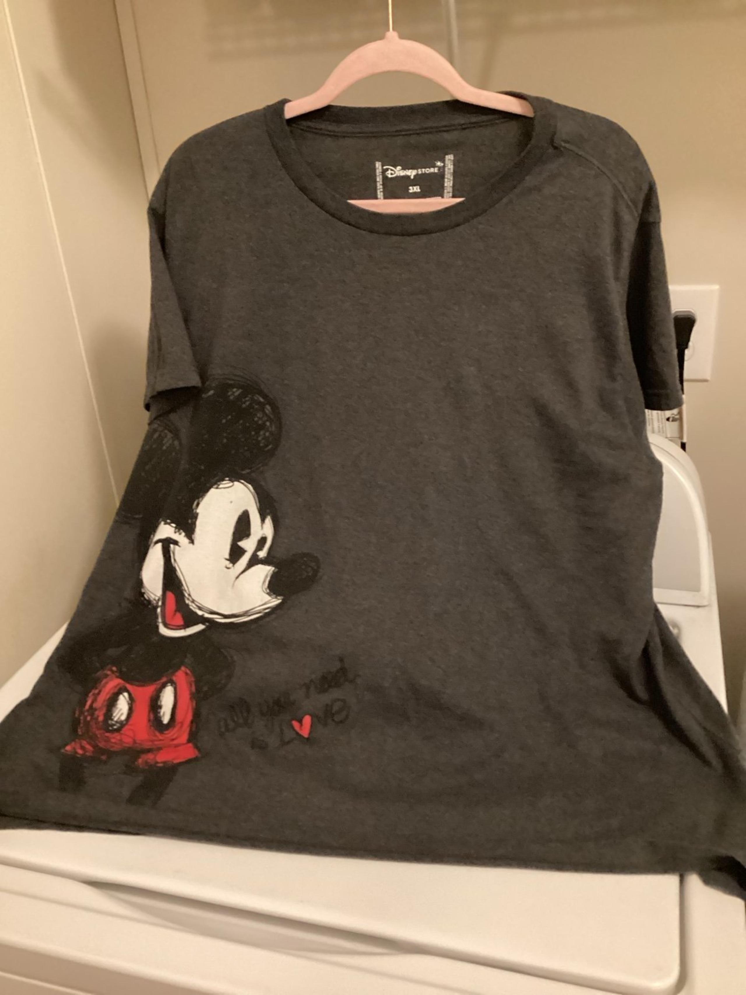 Disney Store double sided Mickey Mouse Shirt 3x NWOT