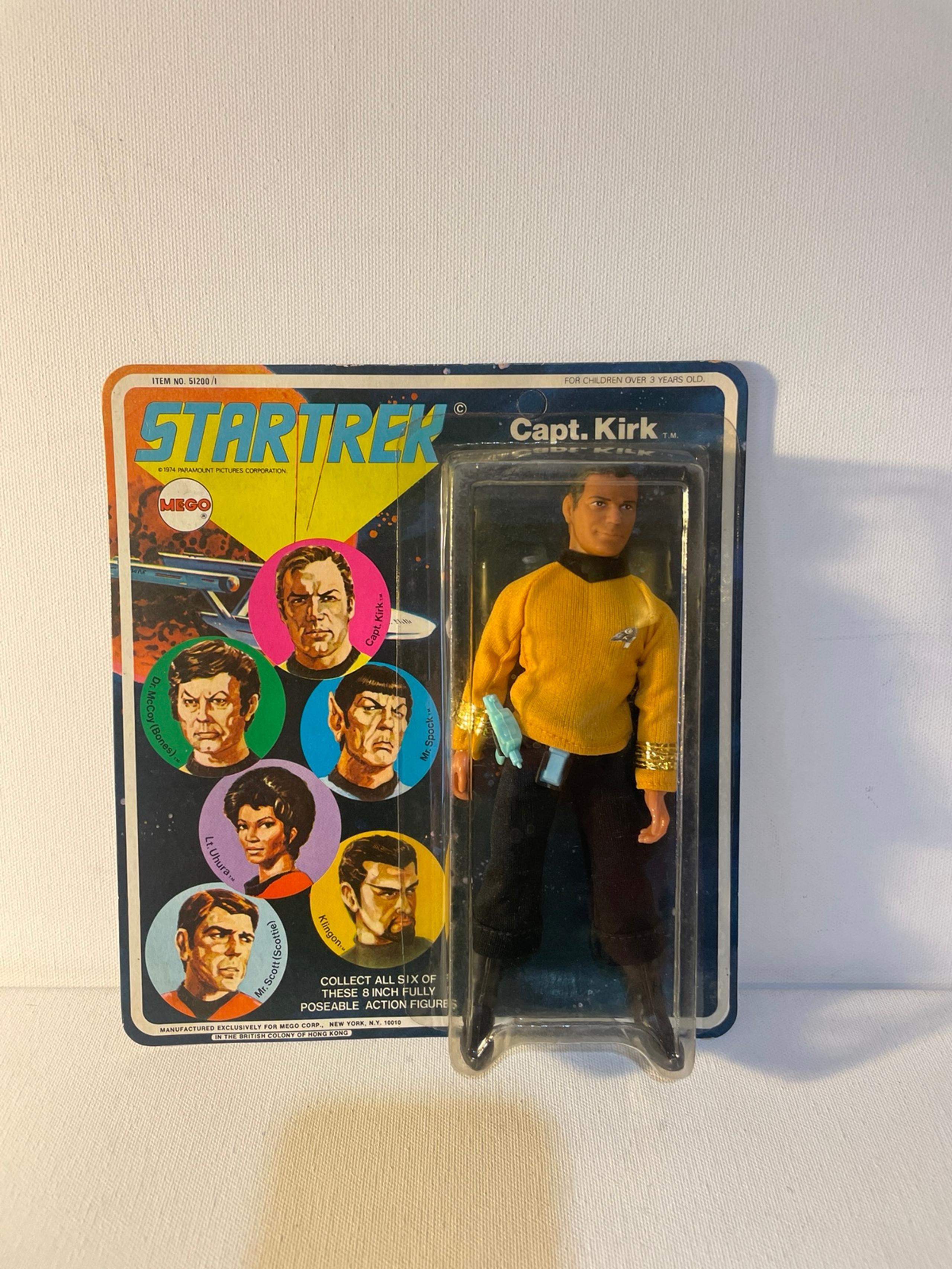 1974 MOC Mego 1974 Star Trek Captain Kirk