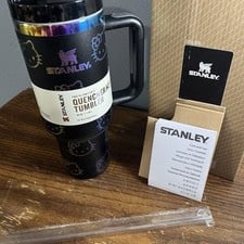 Stanley X Hello Kitty Black Metallic NEW Tumbler 40oz