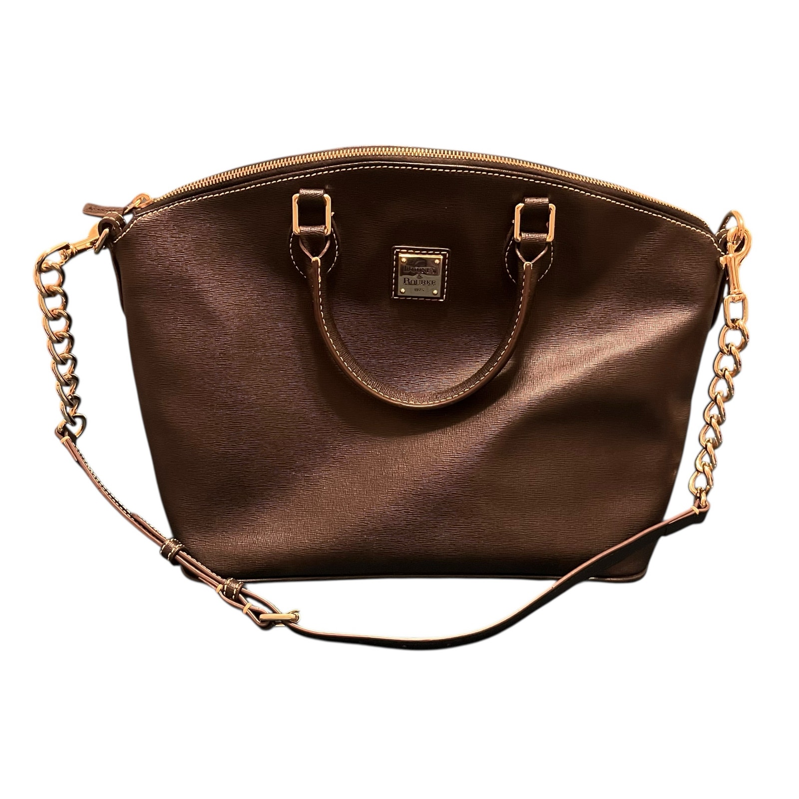 Dooney & Bourke Domed Satchel Crossbody Chain
