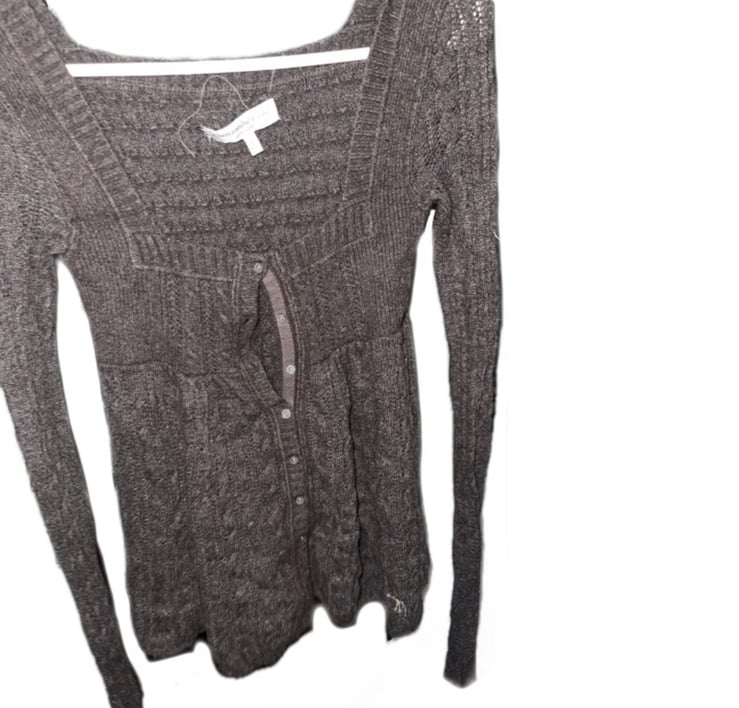 Brown babydoll top