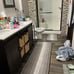 Bathroom Rugs and Mats Sets, 2 Piece Black