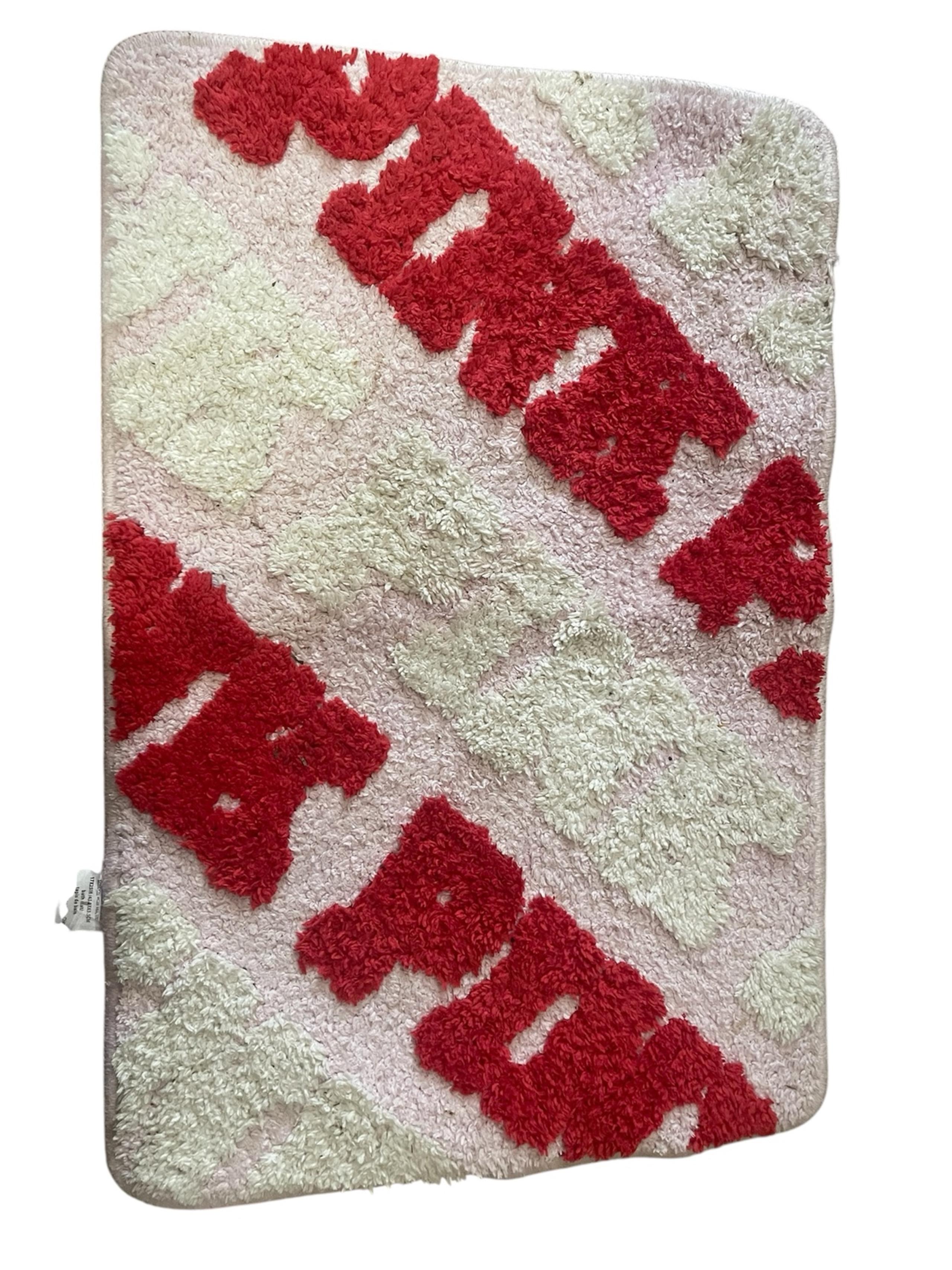 PINK VS small bath rug
