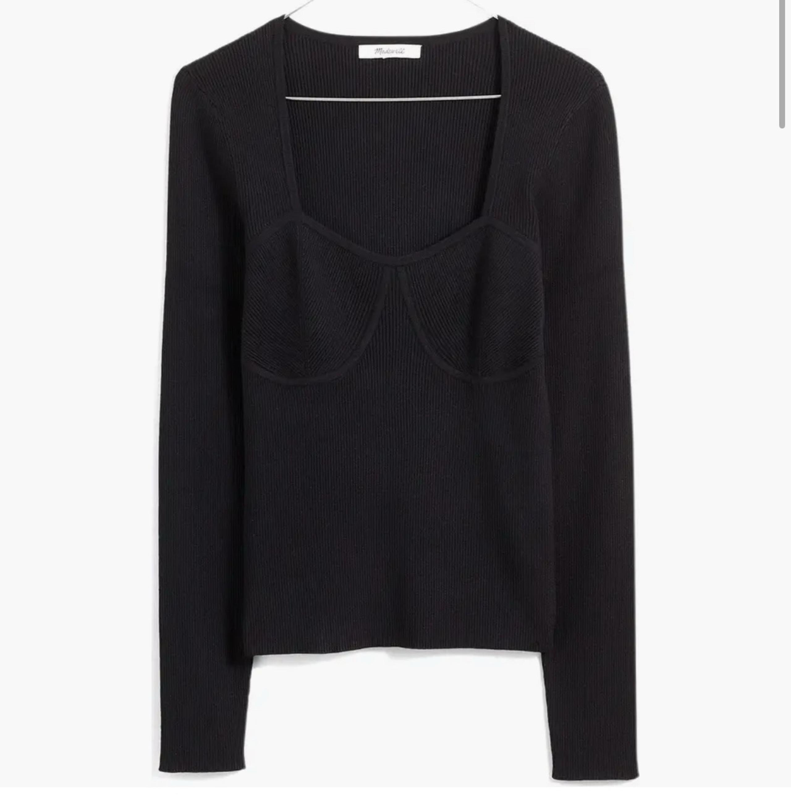 Madewell Wide Rib Top Sweater Size XSmall NWT