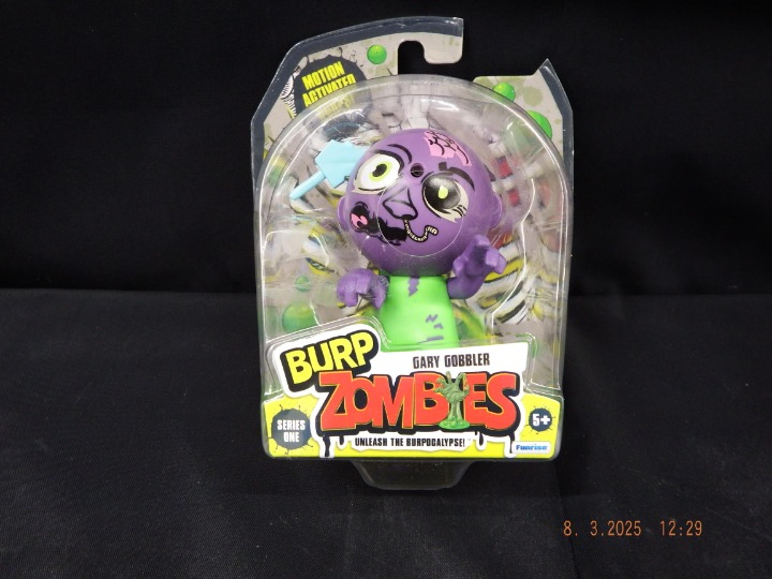 Funrise Burp Zombies Series 1 Gary Gobbler Figure Motion Activated Burps-B459