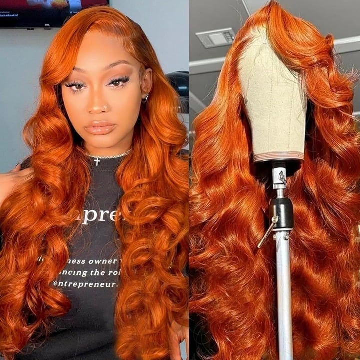 human hair lace front wig