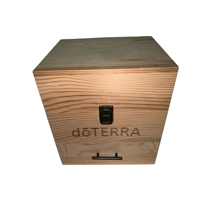 DoTerra Wooden Essential Oil Storage Box For 39 Oils & 14 Roller Bottles