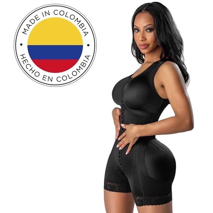 High Compression Lipo BBL Fajas Colombianas Para Mujer Faja Stage 2 GarmentBLACK