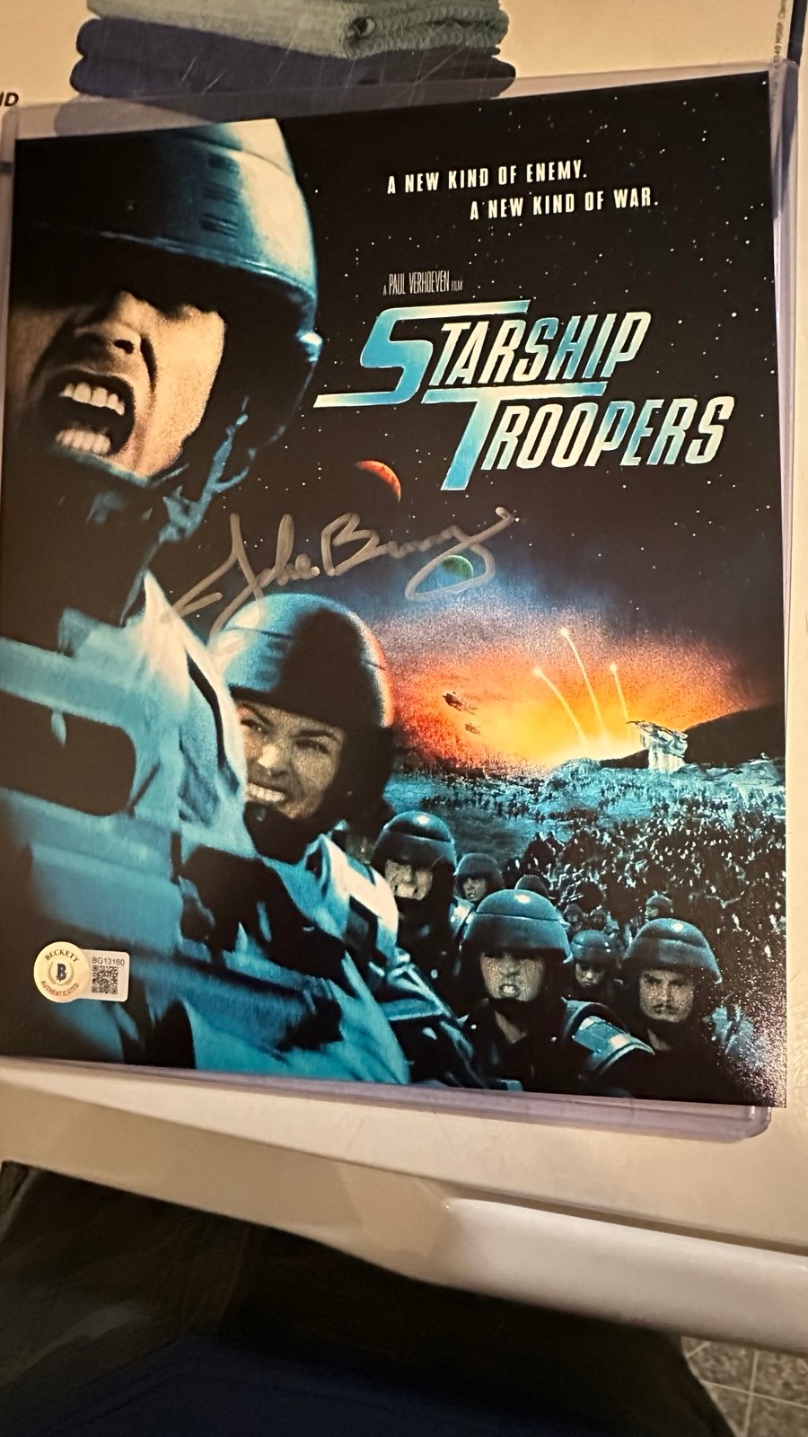Starship Troopers Jake Busey Auto Beckett