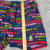 Psycho Bunny Swim Shorts Mens Small Tyrian Mesh Lined Trunks Beach Spellout
