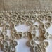 Antique Linen Dresser Scarf Table Runner Picot Scallop Hand Tatted Edges