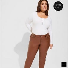 New with tags faux leather pants
