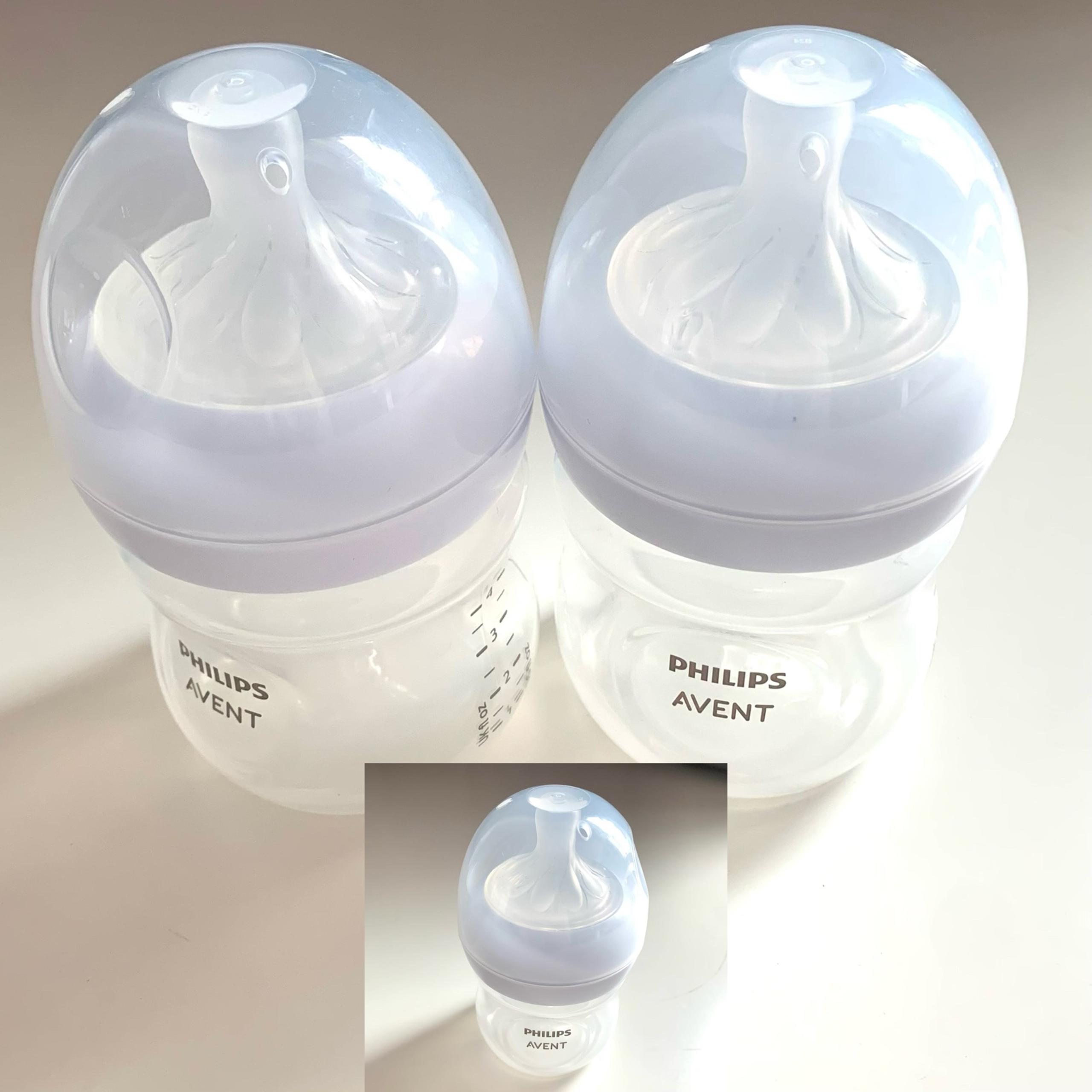 Set of 3 Philips Avent baby bottles Slow Flow LIKE NEW