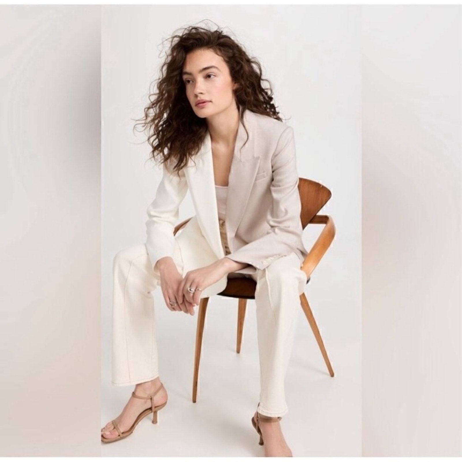 Veronica Beard Braeton Linen Dickey Blazer