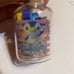 San-x 2007 VERY Vintage Sea Paradise VERY Rare Mini Jar W/ Eraser Set